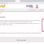 Buscador de cursos SEPE